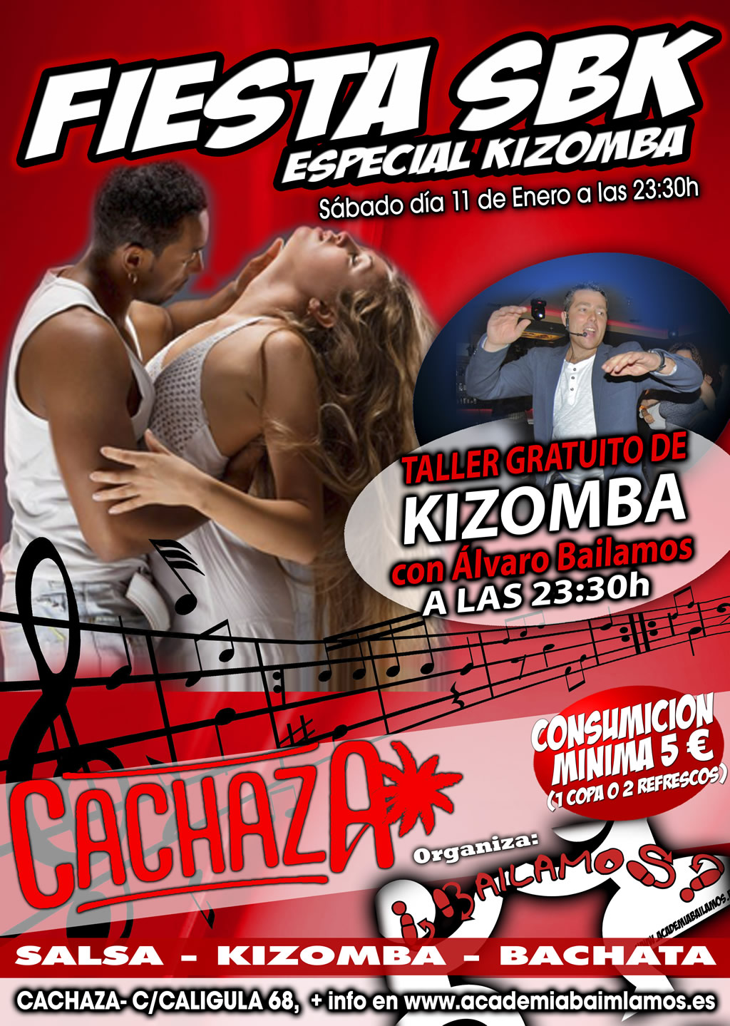 FIESTA SBK ESPECIAL KIZOMBA, EN SALA